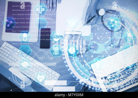 Immagine composita di medicina Foto Stock