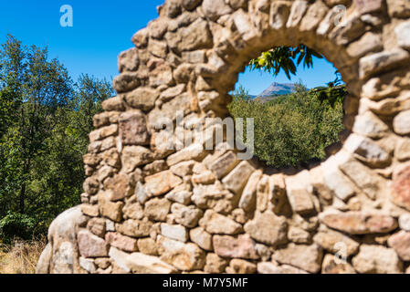 Paisajes de la Sierra de Francia en el Sur de Salamanca (España) Foto Stock