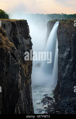 Victoria Falls nello Zimbabwe Foto Stock