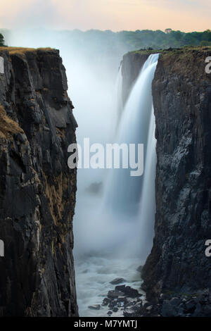 Victoria Falls nello Zimbabwe Foto Stock