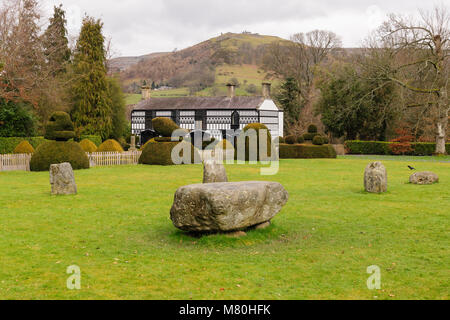 Plas Newydd costruito nel XVIII secolo che ospita il famoso signore di Llangollen che vi abitò dal 1780 al 1831 Foto Stock