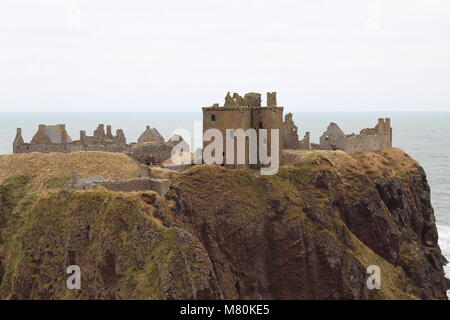 Castello di Dunnottar, Scozia Foto Stock