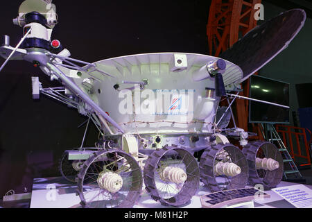 Lunokhod, il Lunar rover sulla mostra PROCosmos a San Pietroburgo, Russia Foto Stock