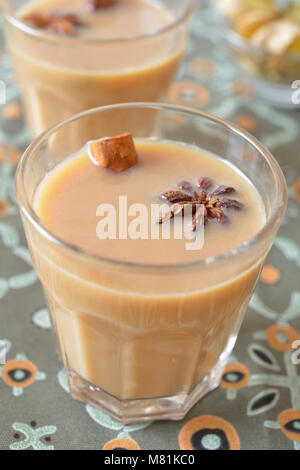 Masala chai tè e spezie Foto Stock