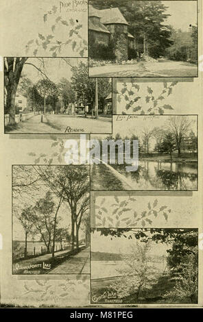 "In tram attraverso il New England orientale" (1904) racconta le esperienze di viaggio del authorâ attraverso il New England, esplorando le principali località accessibili in tram, con particolare attenzione alle attrazioni culturali e geografiche. Foto Stock