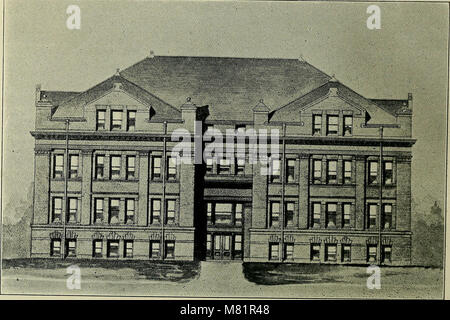 Calendario dell'Bloomsburg Istituto letterario e membro della Scuola Normale (charter nome) sesto distretto, Bloomsburg, contea Columbia, Pennsylvania. 1906-1907 (1906) (14592168188) Foto Stock