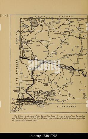 California autostrade; un record descrittivo di sviluppo stradale dallo stato e da tali contee come hanno spianato le autostrade (1920) (14594938730) Foto Stock