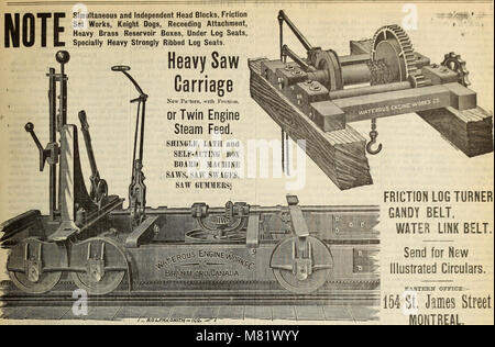 Canadian Forest industries 1886-1888 (1888) (19902112493) Foto Stock