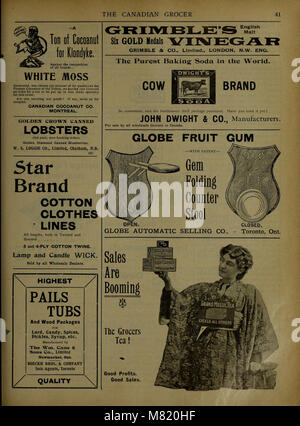 Canadian grocer Gennaio-Giugno 1898 (1898) (14596980520) Foto Stock