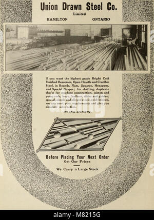 Canadian macchinari e macchine utensili per la lavorazione di metalli (gennaio-giugno 1913) (1913) (14784450252) Foto Stock