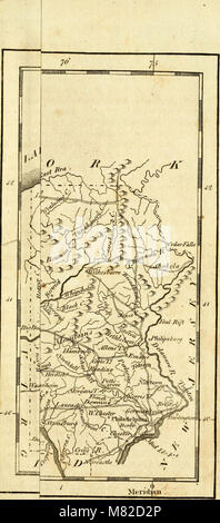 Carey's American pocket atlas; contenente venti mappe... con una breve descrizione di ogni stato e della Louisiana- anche il censimento degli abitanti degli Stati Uniti, per il 1801 e le esportazioni (14755023446) Foto Stock