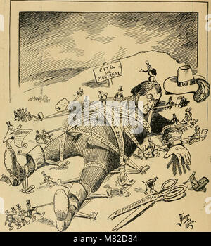 La caricatura politique au Canada = free lance caricatura politica in Canada (1904) (14778875064) Foto Stock