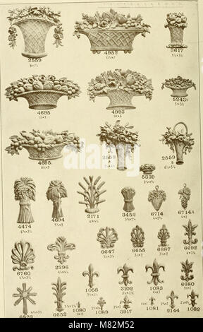 Catalogo dei capitelli, staffe e compo ornamento per esterni e della decorazione per interni (1900) (14593225780) Foto Stock