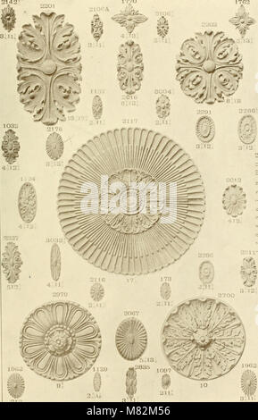 Catalogo dei capitelli, staffe e compo ornamento per esterni e della decorazione per interni (1900) (14779552712) Foto Stock