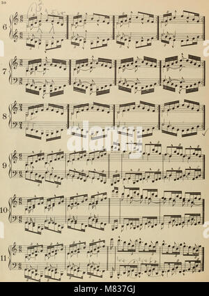 Completare la scuola di technic per pianoforte - compresa la flessibilità e indipendenza, scale in tutte le forme, estensione, arpeggi in tutte le forme, doppie note, ottave e corde, trilli, tremolo, (14582521707) Foto Stock
