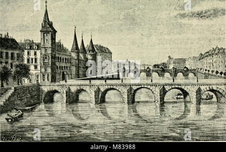 Conciergerie et la Seine - Parigi in un indirizzo per il buon senso e la sincerità delle persone.. (1800) (14782641744) Foto Stock