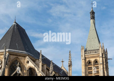 Chiesa di Saint Severin, Parigi, Francia Foto Stock