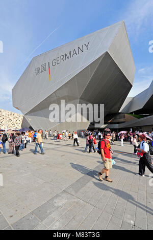 Germania padiglione presso il 2010 Shanghai World Expo, Cina. Foto Stock