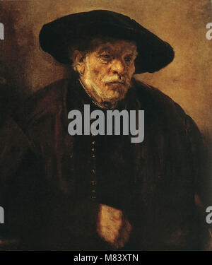 Harmenszoon Rembrandt van Rijn - Ritratto di Adraen van Rijn - 1654. Foto Stock