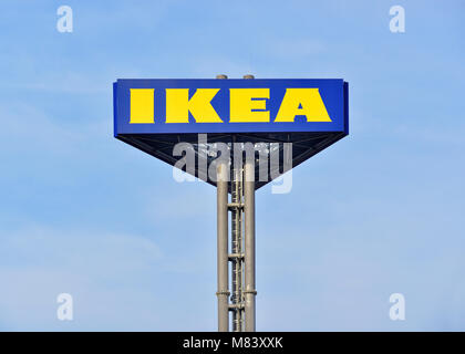 Segno di IKEA Foto Stock