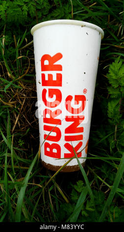 Burger King Cup Foto Stock