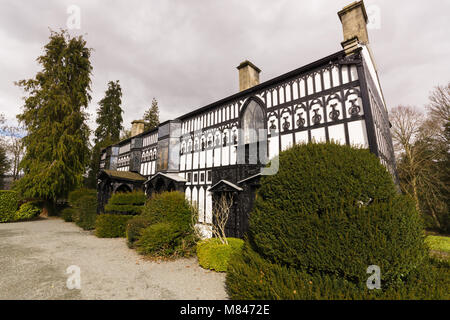 Plas Newydd in Llangollen Galles costruito nel XVIII secolo e sede di Sarah Ponsonby & Eleanor Butler Charlotte noto anche come il Signore di Llangollen Foto Stock