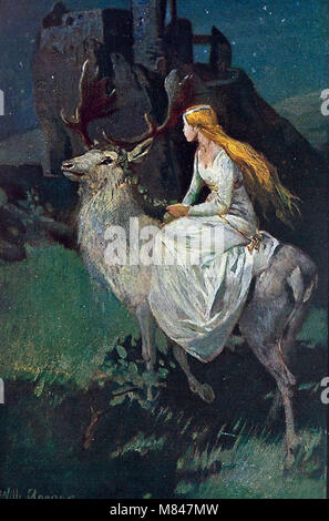 Elenore Plaisted Abate illustrazione vintage Foto Stock