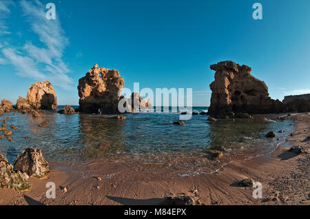 Spiaggia Arrifes Albufeira Algarve Foto Stock