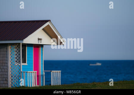 Cottage & Agriturismi lungo il litorale nord di Prince Edward Island, Canada. Foto Stock