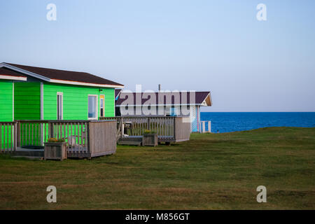 Cottage & Agriturismi lungo il litorale nord di Prince Edward Island, Canada. Foto Stock