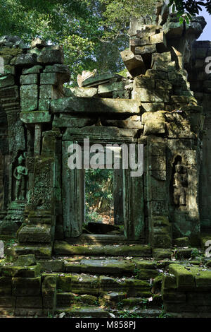 Preah Khan, tempio di Angkor, vicino a Siem Reap, Cambogia Foto Stock