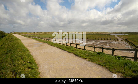 Punto di Ayr, il punto più settentrionale del continente del Galles Foto Stock