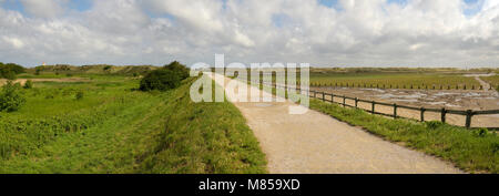 Punto di Ayr, il punto più settentrionale del continente del Galles Foto Stock