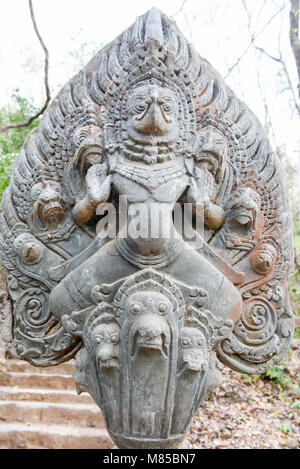 Battambang, Cambogia -14 Gennaio 2018: Phnom Banan tempio a Battambang in Cambogia Foto Stock