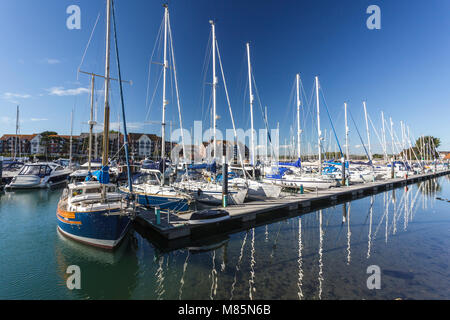 Porto di Weymouth Dorset, Foto Stock