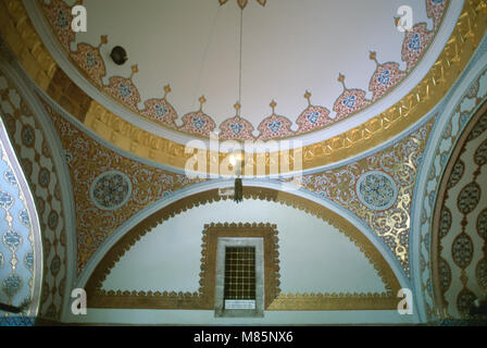 Istanbul Turchia dettaglio nel palazzo Topkapi Patrimonio mondiale dell UNESCO Foto Stock