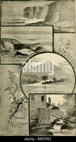 Down East stringhe di latch; o in riva al mare, i laghi e le montagne da Boston e Maine railroad. Descrittivo della regione turistica di New England (1887) (14574530789) Foto Stock