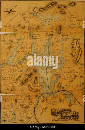 Down East stringhe di latch; o in riva al mare, i laghi e le montagne da Boston e Maine railroad. Descrittivo della regione turistica di New England (1887) (14761164075) Foto Stock