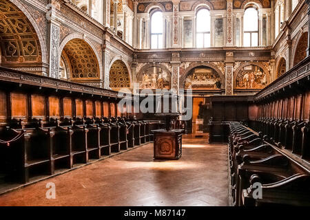 Milano: Chiesa di San Maurizio al Monastero Maggiore Coro Foto Stock
