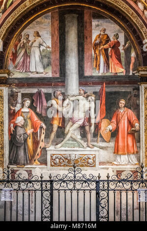 Milano: Chiesa di San Maurizio al Monastero Maggiore St. Catherine Cappella Foto Stock