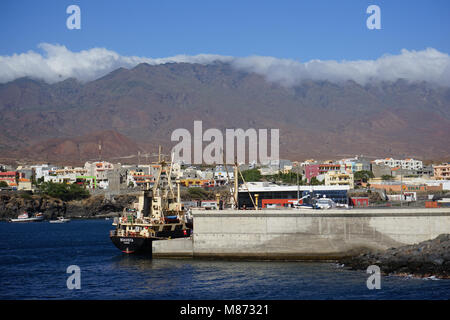 Porto di Porto Novo, Santo Antao Isola, Capo Verde Foto Stock