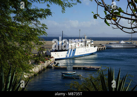 Porto di Porto Novo, Santo Antao Isola, Capo Verde Foto Stock