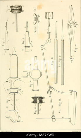 Microscopio du et des iniezioni - dans leurs applicazioni à l'anatomie et à la pathologie, suivi d'une classificazione des sciences fondamentales, de celle de la biologie et de l'anatomie en (14768582751) Foto Stock