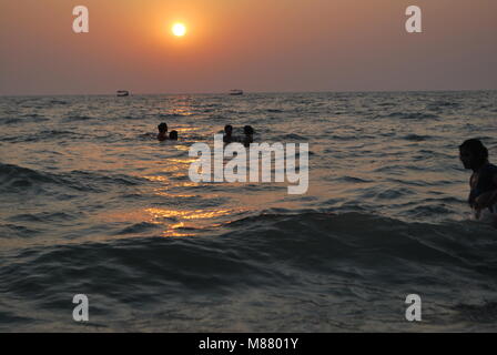 Spiaggia di Calangute Foto Stock