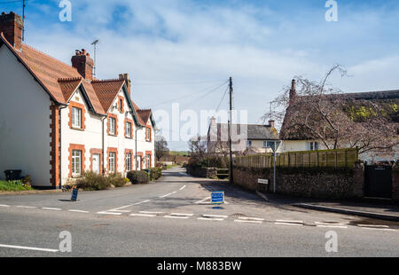 Otterton, UK. Il 15 marzo, 2018. La lontra Valley inondazioni più anni e il villaggio di Otterton tagliati fuori da Budleigh. Credito: Pietro/Alamy Newsvillage Live Foto Stock