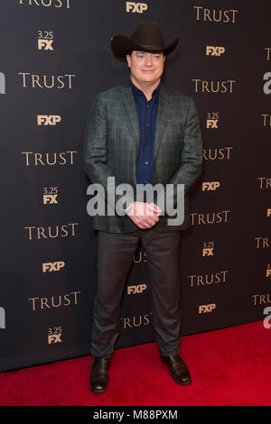 New York, Stati Uniti. Xv Mar, 2018. Brendan Fraser assiste FX All-Star annuale festa al teatro SVA Credito: Lev Radin/Pacific Press/Alamy Live News Foto Stock