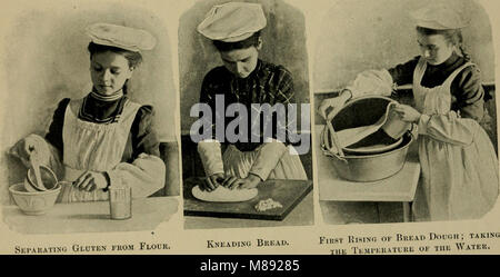 Elementi di teoria e pratica di cucina - un libro di testo di scienza di uso domestico per l'uso nelle scuole (1901) (14595902978) Foto Stock