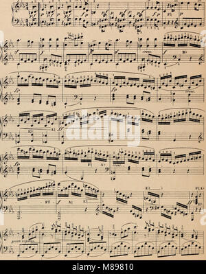 *Etuden und Melodien-album fur Harfe, op. 8* (1900) è una raccolta di pezzi selezionati per arpa, tra cui etudi e melodie, progettati per lo studio progressivo. Presenta composizioni originali e opere disposte per uso educativo, per soddisfare gli arpisti in formazione. Foto Stock