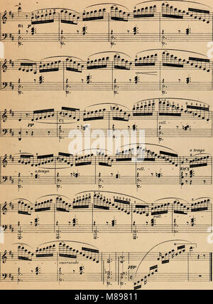 Etuden und Melodien-Album fur Harfe, op. 8 - Sammlung auserwahlter Stucke, u.s.w. Etuden in progressiver Reihenfolge, Originale sowie Bearbeitungen, zum Gebrauch beim Unterrichte (1900) (14774628451) Foto Stock