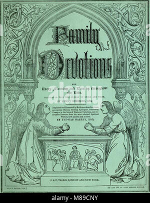 Devozioni familiari, per ogni mattina e ogni sera durante tutto l'anno. Traduzione dal tedesco di Sturm e Tiede (1840) (14598085349) Foto Stock